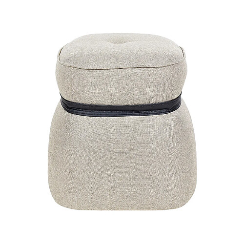 Beliani Pouf MONTEREY Beige 45 cm 45 cm