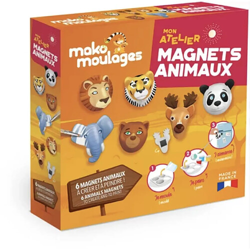 Mako Creations Mon atelier Magnets Animaux - Mako Moulages