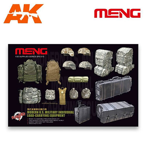 Meng Modern U.s. Military Individual Load-carrying Equipment - Décor Modélisme