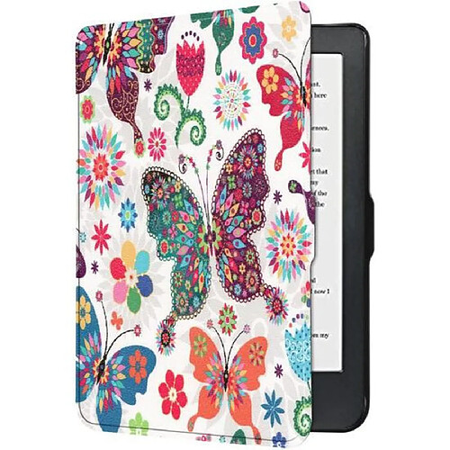 Power Direct Housse Etui pour Vivlio Touch Lux 4 Lux 5 HD Plus - Papillon