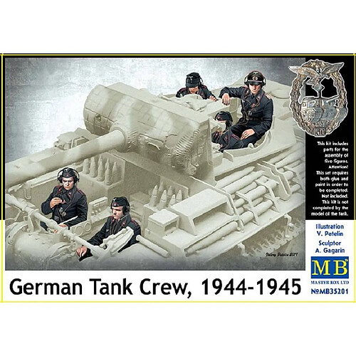 Master Box Figurine Mignature German Tank Crew 1944-1945