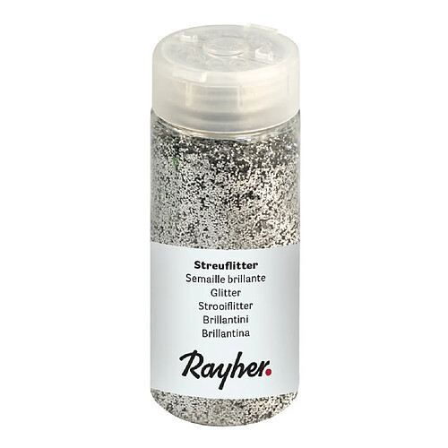 Rayher BRILLANTINI ARGENTO SCATOLA 110 G PET RAY 333925822