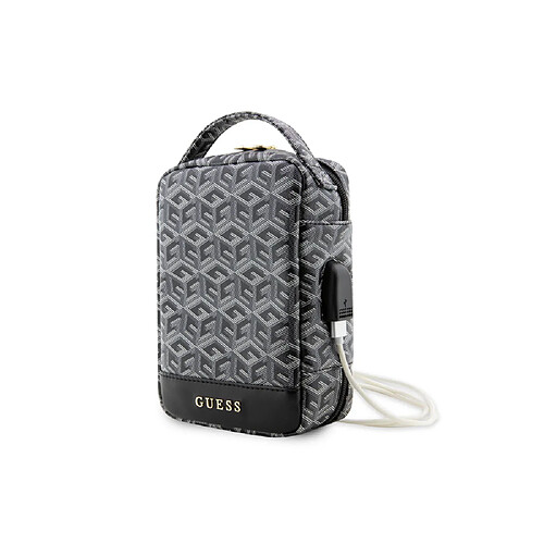 Guess Maroquinerie Guess Sacoche de voyage à USB Modèle G Cube Noir