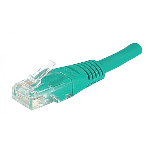 Abi Diffusion Cordon RJ45 catégorie 5e U/UTP vert - 3 m