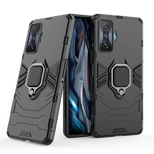 Coque en TPU antichoc avec béquille noir pour votre Xiaomi Redmi K50 Gaming