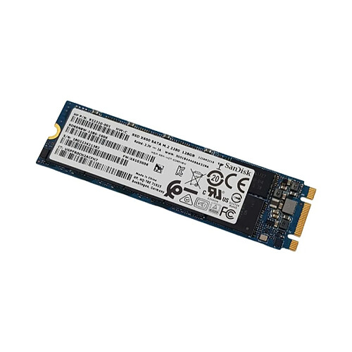 128Go SANDISK SSD X600 SATA M.2 2280 SD9SN8W-128G-1006 2280 SSD M2 SATA · Reconditionné