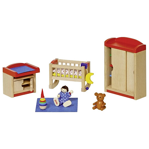 Goki - Meubles Chambre Enfants Moderne Pour Maison De Poupées en bois