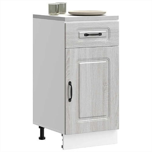 vidaXL Armoire de cuisine Kalmar sonoma gris bois d'ingénierie