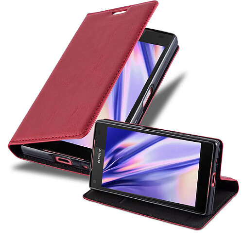 Cadorabo Coque Sony Xperia Z5 COMPACT Etui en Rouge