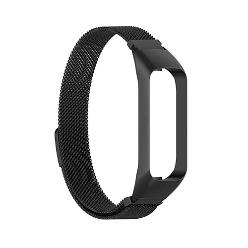 PHONECARE Bracelet Milanese Loop Fermoir Magnétique pour Samsung Galaxy Fit2 (SM-R220) - Noir