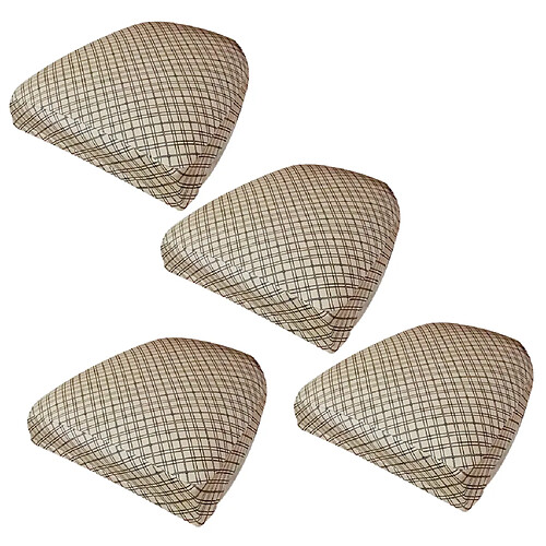 4pcs stretch spandex salle à manger chaise housse de siège housse de protection chameau