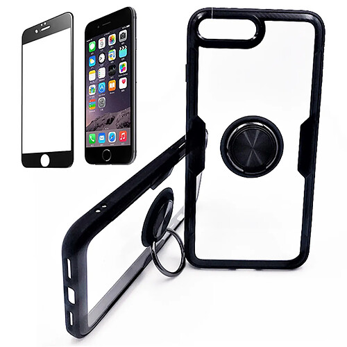 Kit Coque 3x1 Phonecare Clear Armor + Verre Trempé 5D Full Cover - Iphone SE New 2020