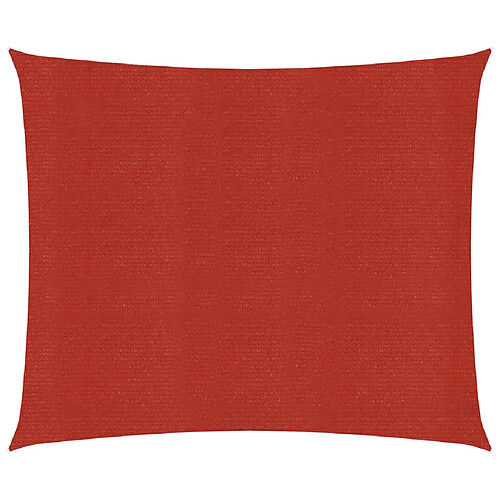 ComfortXL Voile D'ombrage 160 G/m² Rouge 5x5 M Pehd