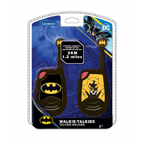 Lexibook Talkie-Walkies Batman portée 2km fonction morse