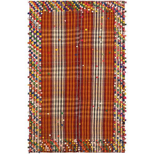 Vidal Tapis de laine 233x149 rouge Jajim