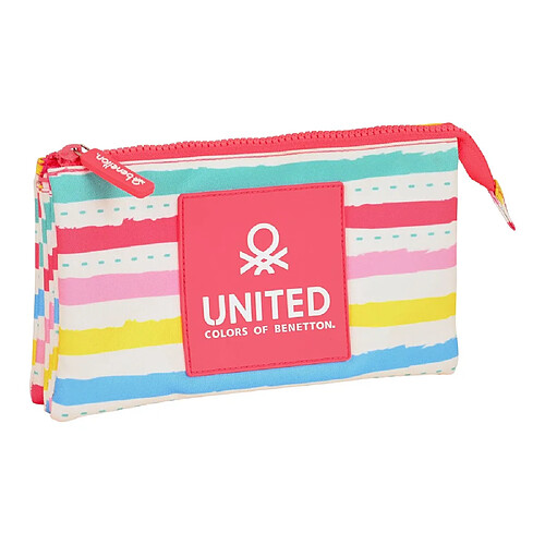 Trousse d'écolier Benetton Rayitas Multicouleur (22 x 12 x 3 cm)