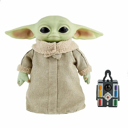 Ludendo Figurine peluche Bébé Yoda radiocommandée