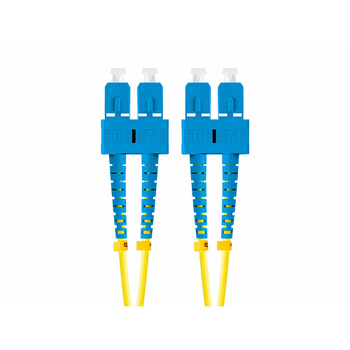 Câble à fibre optique Lanberg G657A1 10 m Jaune