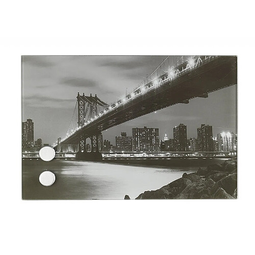 WENKO Bac magnétique pour clés - 30 x 20 cm - Manhattan bridge