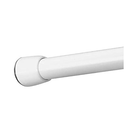 InterDesign Barre télescopique pour rideau de douche blanc 127 x 2.29 cm