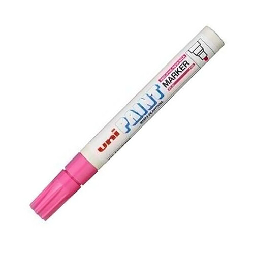 Uni Ball Marqueur permanent Uni-Ball Paint Marker PX-20 Rose 12 Unités