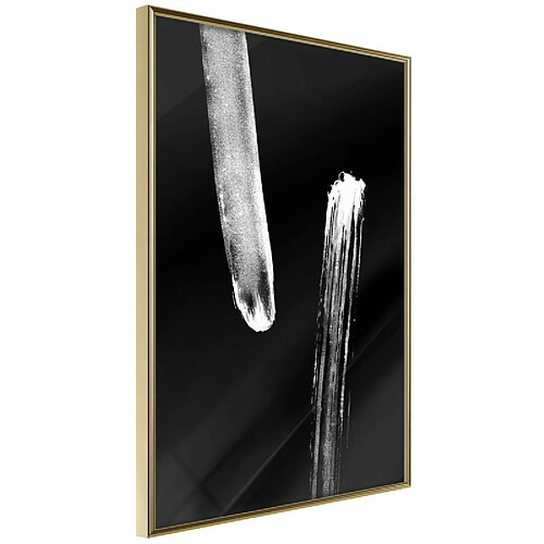 Paris Prix Affiche Murale Encadrée Braking Distance Black 30 x 45 cm Or