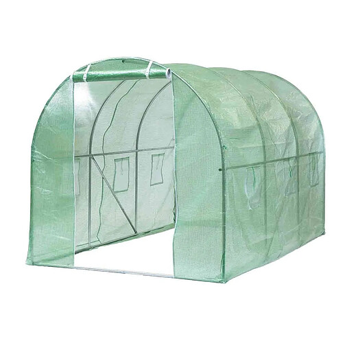 Bcelec Serre de jardin Serre Tunnel 3 sections 3.5x2x2m 7m²