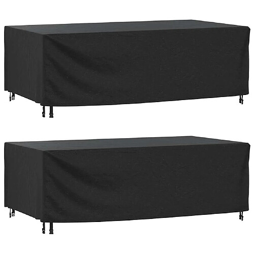 vidaXL Housses de salon de jardin 2 pcs - 229x113x73 cm