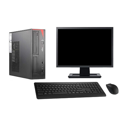 PC Fujitsu E520 DT Ecran 19" Intel i3-4130 RAM 8Go SSD 960Go Windows 10 Wifi · Occasion