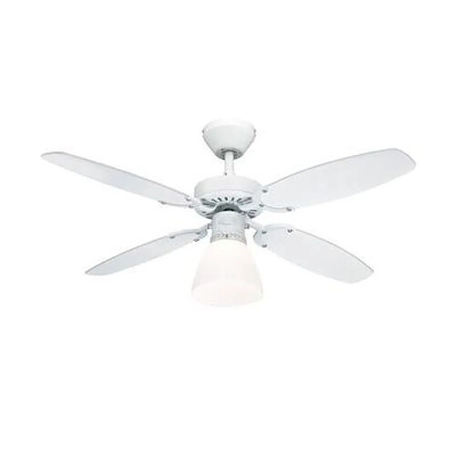 Westinghouse Ventilateur Capitol 105cm Blanc Hêtre