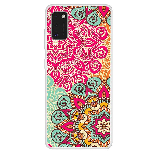 Coque en TPU impression de motifs souple belles fleurs pour votre Samsung Galaxy A41 (Global Version)