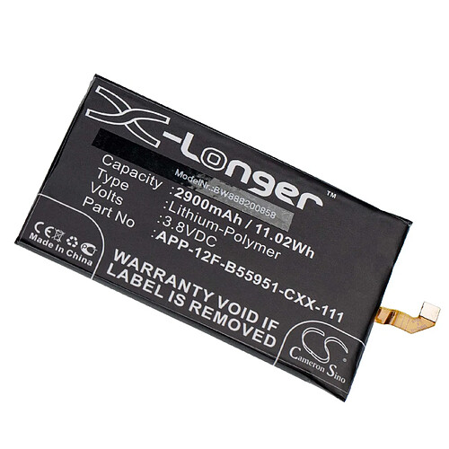 vhbw batterie remplace CAT / Caterpillar APP-12F-B55951-CXX-111 pour smartphone (2900mAh, 3.8V, Li-Polymère)