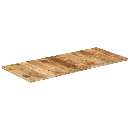 vidaXL Dessus de table bois de manguier solide 25-27 mm 140x60 cm