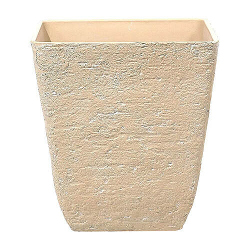 Beliani Cache-pot beige 49 x 49 x 53 cm DELOS