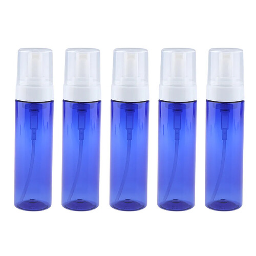 Distributeur de savon moussant 5 pièces Pompe Maquillage Bouteilles Cosmétiques 100ml