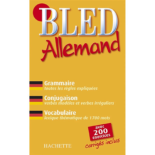 Bled allemand : grammaire, conjugaison, vocabulaire · Occasion