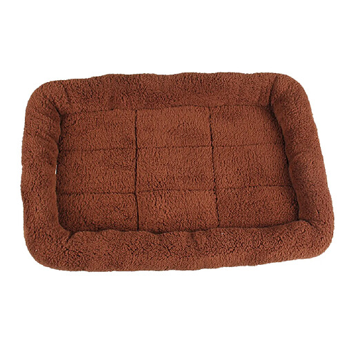 Super doux lavable animal de compagnie chien chien coussin dormeur mat chaud maison pad s marron