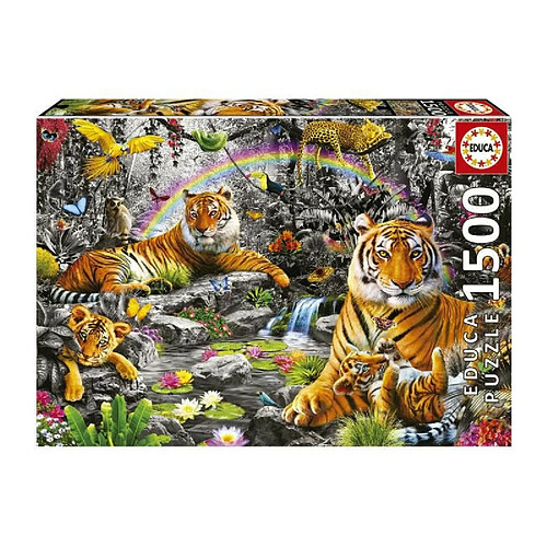 Educa Borras JUNGLE RADIEUSE - Puzzle de 1500 pieces