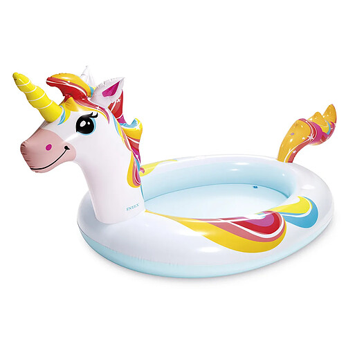 Piscine gonflable Licorne avec fontaine - Intex