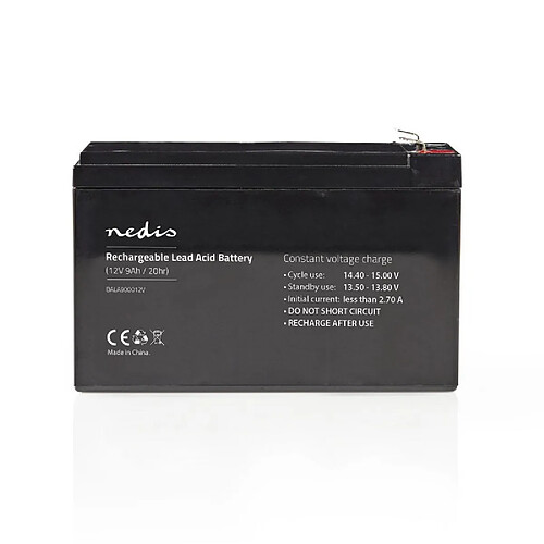 NEDIS Batterie au Plomb-acide 12V 9000 mAh 150 x 65 x 95 mm