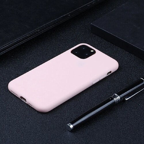 Wewoo Coque Souple Pour iPhone 11 Candy Color TPU Case Rose