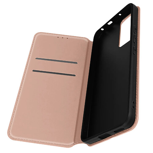 Avizar Housse Xiaomi 12 Lite Clapet Portefeuille Support Vidéo rose