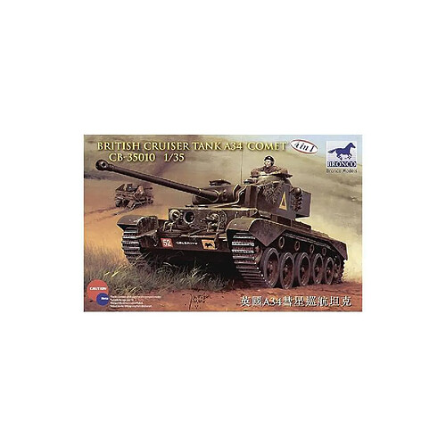 Bronco Models Maquette Char British Cruiser Tank A34 Comet