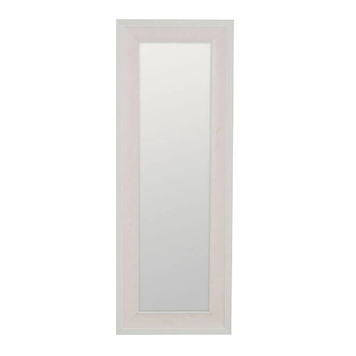 BigBuy Home Miroir mural Blanc Argenté 60 X 3 X 161,5 CM