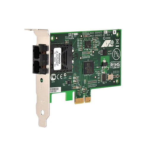 Marvel Carte Réseau Fibre Optique ALLIED TELESIS AT-2711FX/SC 100Mbps PCIe - PXE, WoL · Occasion