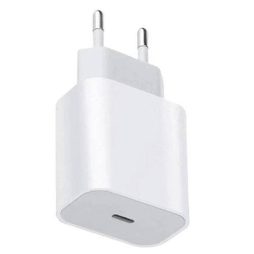 Universal 20W iPhone iPad Fast Charger Apple 11/12/13 Adaptateur d'alimentation USB-C EU-PLUG