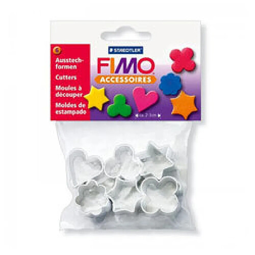 Fimo Sachet de 6 emporte pièces métal