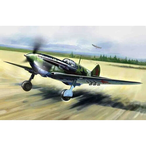 LaGG-3 series1 7-11, WWII Soviet Fighter - 1:48e - ICM