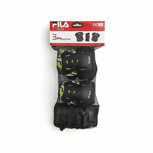 Protections articulaires contre les chutes Fila Bk Jaune Noir 26-29