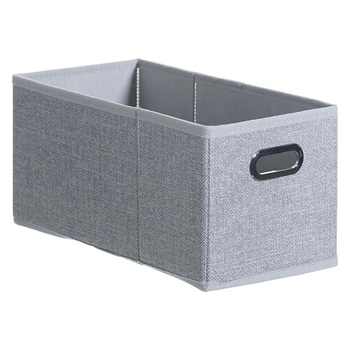 Boîte de Rangement Pliable Nell 15x31cm Gris Clair